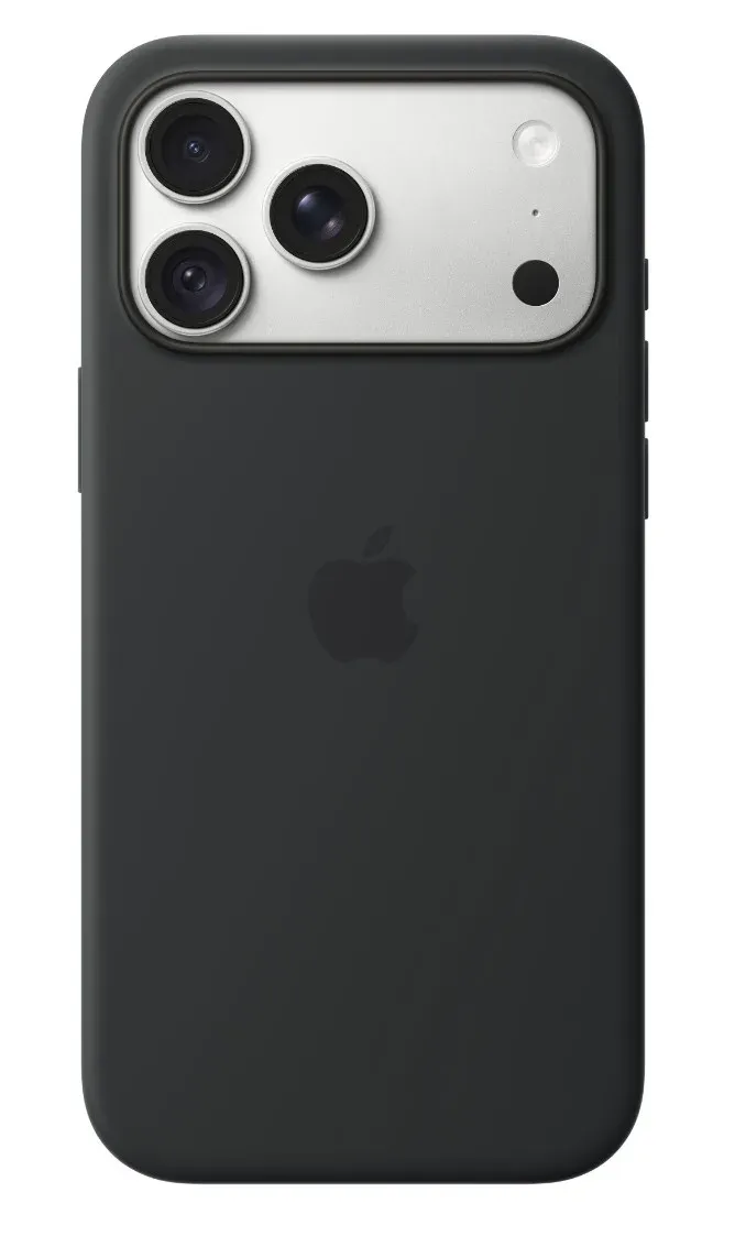 iPhone 18 Pro Max Silicone Case w MS - Black / SK