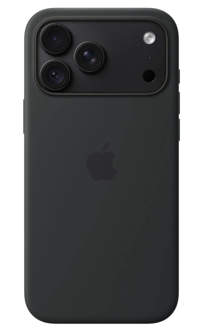 iPhone 18 Pro Max Silicone Case w MS - Black / SK