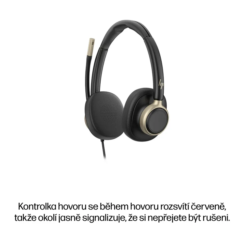 HP Poly Mission 825 Stereo USB Wired Headset WW