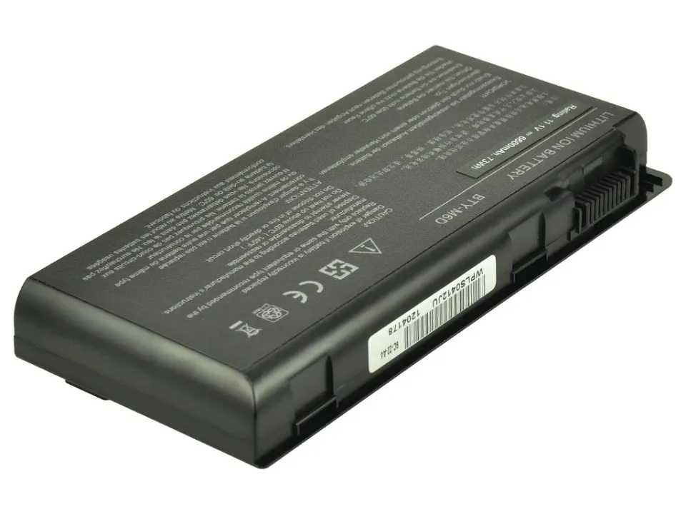 2-Power baterie pro MSI GT660, GT663, GT680, GT683, GT780 11,1 V, 6600mAh, 9 cel