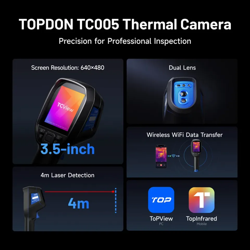 TOPDON TC005 termální infra kamera