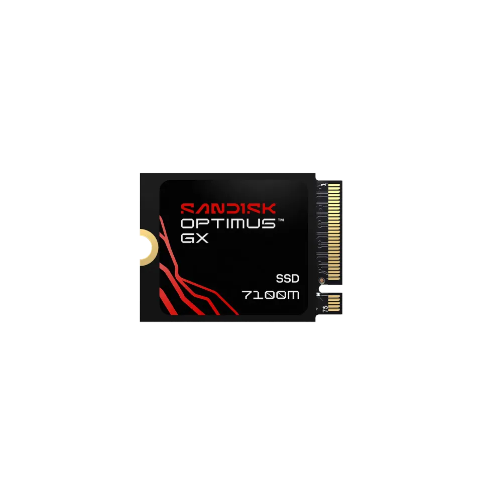 SANDISK OPTIMUS GX 7100M SSD NVMe 2TB PCIe, Gen4, M.2 2230, (R:7250, W:6900MB/s)