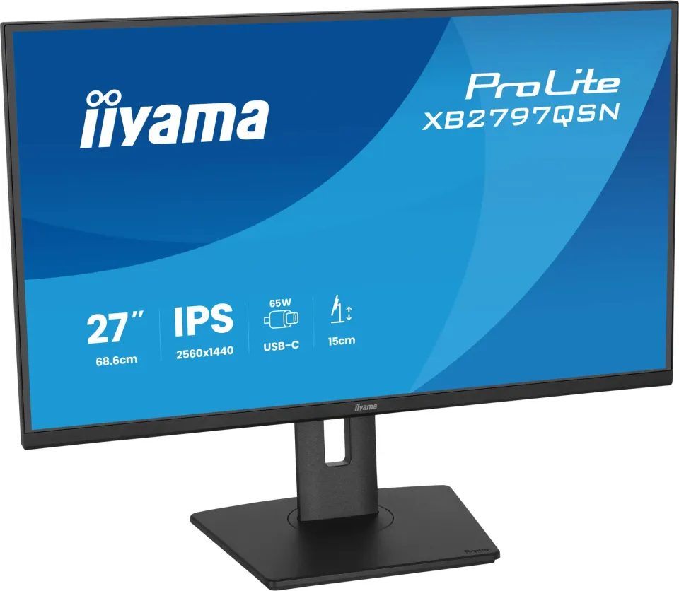 iiyama ProLite/XB2797QSN-B1/27"/IPS/QHD/75Hz/1ms/Černá/5R