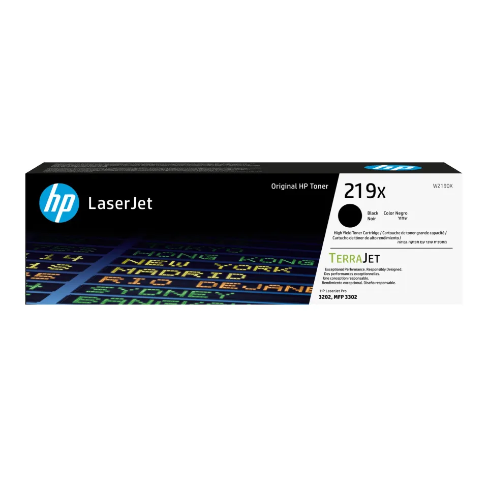 HP W2190X originální toner černý č.219X cca 3200 str. (black, pro HP 3202, MFP 3302)
