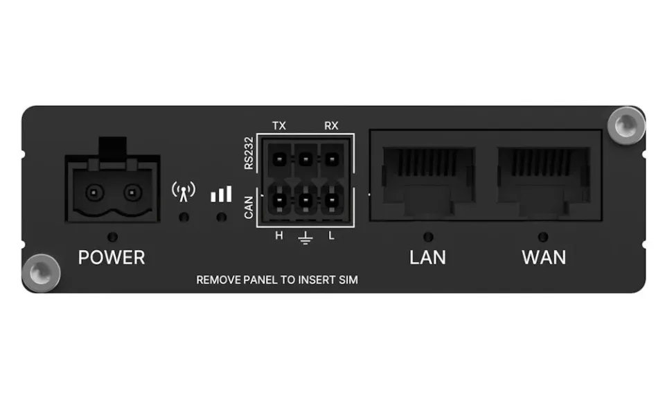 Teltonika RUT204 průmyslový router 1x LAN, 1x WAN, Dual SIM, LTE, PoE-in, RS232, CAN-BUS, Wi-Fi 4