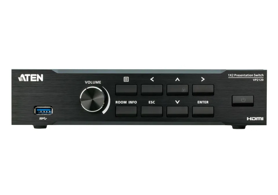ATEN Seamless Presentation Switch with Quad View Multistreaming