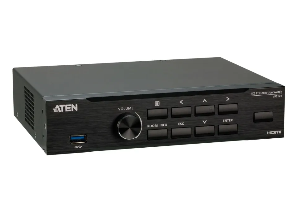 ATEN Seamless Presentation Switch with Quad View Multistreaming