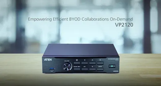 ATEN Seamless Presentation Switch with Quad View Multistreaming