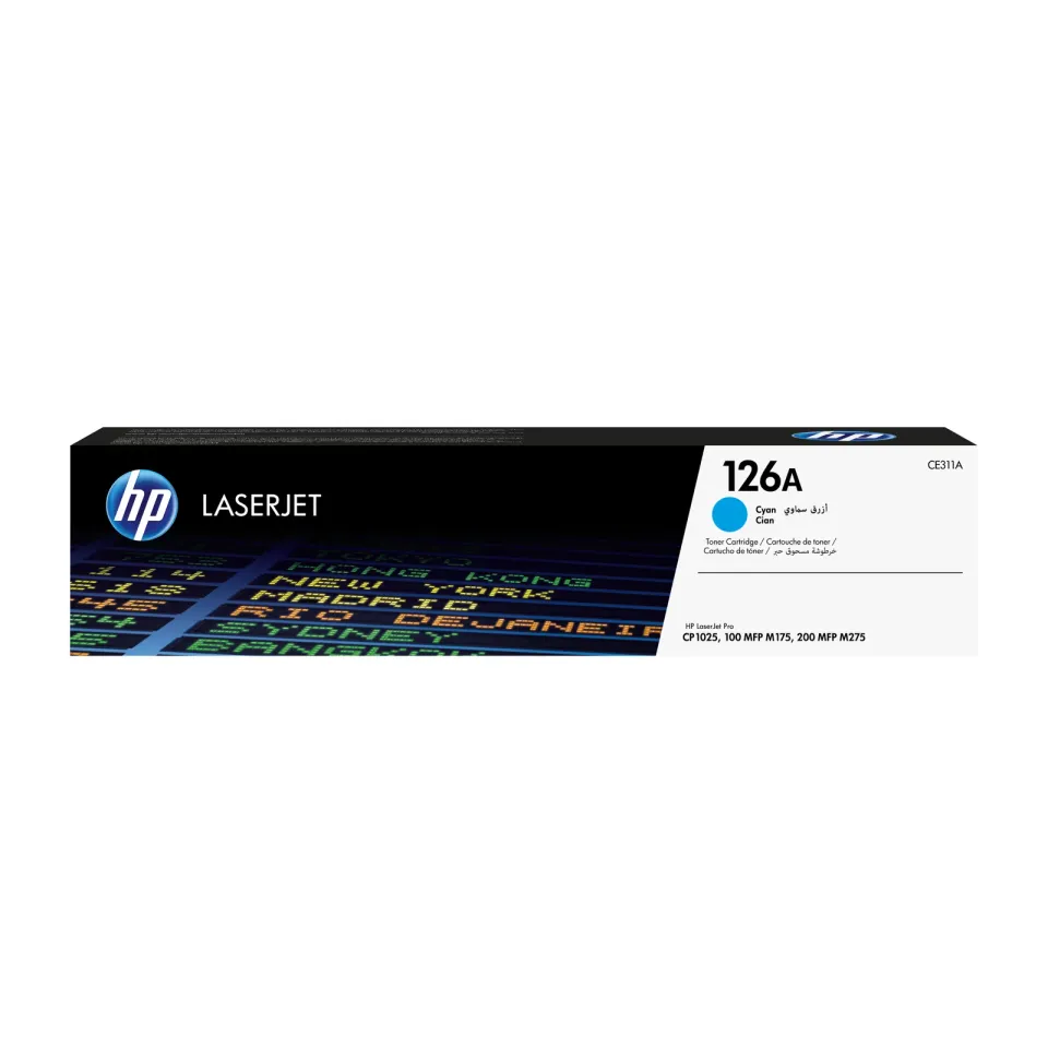 HP CE311A originální toner azurový č. 126A cyan cca 1000 stran (LJ color CP1025, color LJ Pro 100, M275)