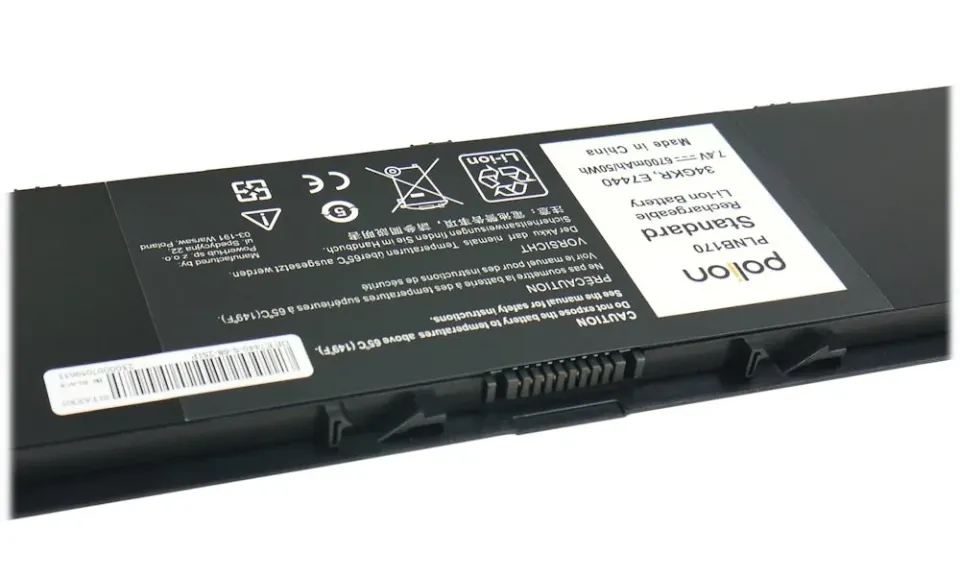 TRX Baterie Polion 34GKR pro notebooky DELL451-BBFS Latitude E7440 E7450 - 6700mAh 50Wh /neoriginální