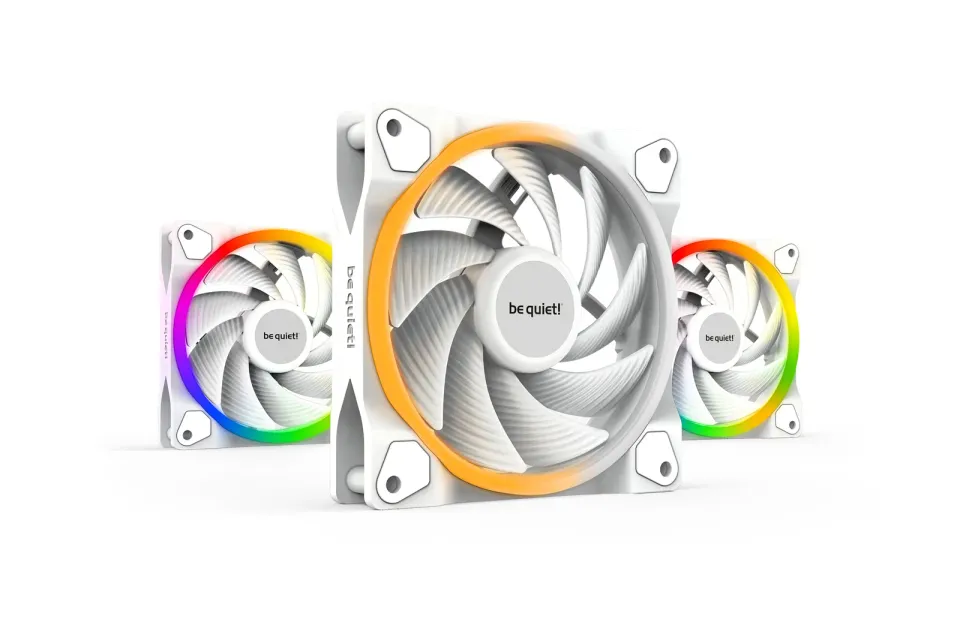 Be quiet! / ventilátor Light Wings White / 120mm / PWM / high speed / 3-pack / bílý