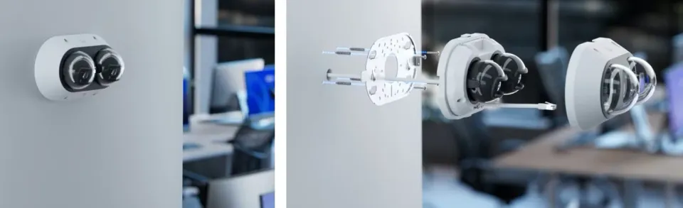 UBNT AI Multi Sensor 2, UniFi Protect panoramatická IP kamera, 16MP, bílá