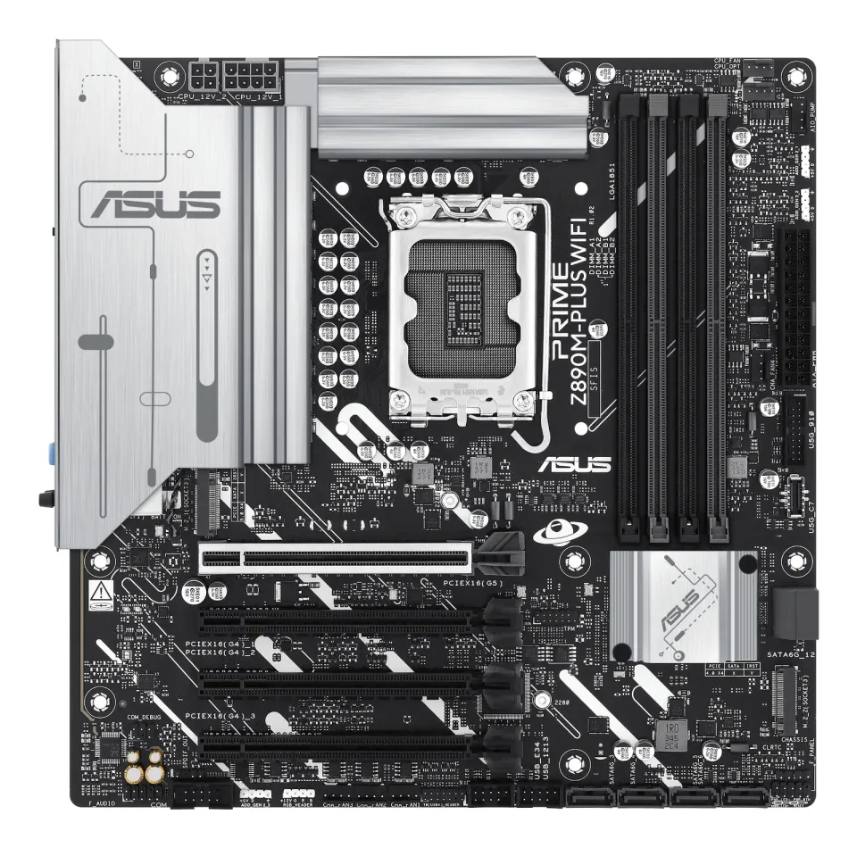 ASUS MB Sc LGA1851 PRIME Z890M-PLUS WIFI, Intel Z890, 4xDDR5, 1xDP, 1xHDMI, 1xUSB4, WI-FI, mATX