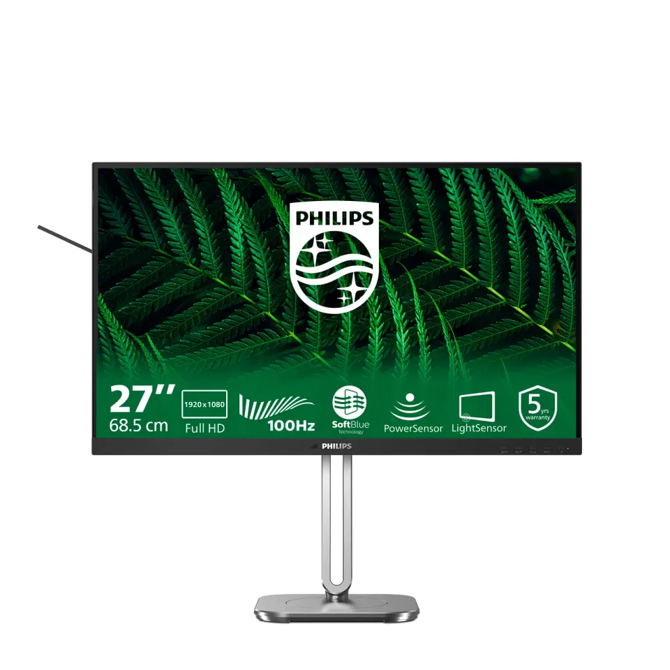 Philips LCD 27B2G5200 27" IPS/1920x1080@100Hz/4ms/300cd/VGA/HDMI/DP/4xUSB/Repro/