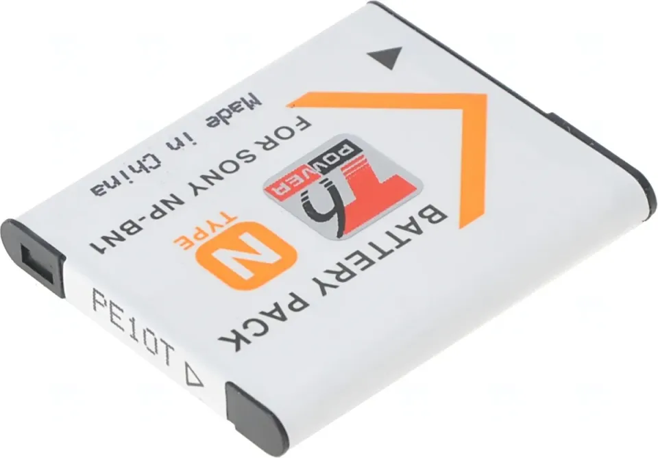Baterie T6 Power Sony NP-BN1, 600mAh, 2,2Wh, šedá