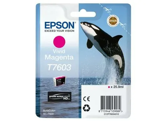 EPSON cartridge T7603 Vivid Magenta (kosatka)