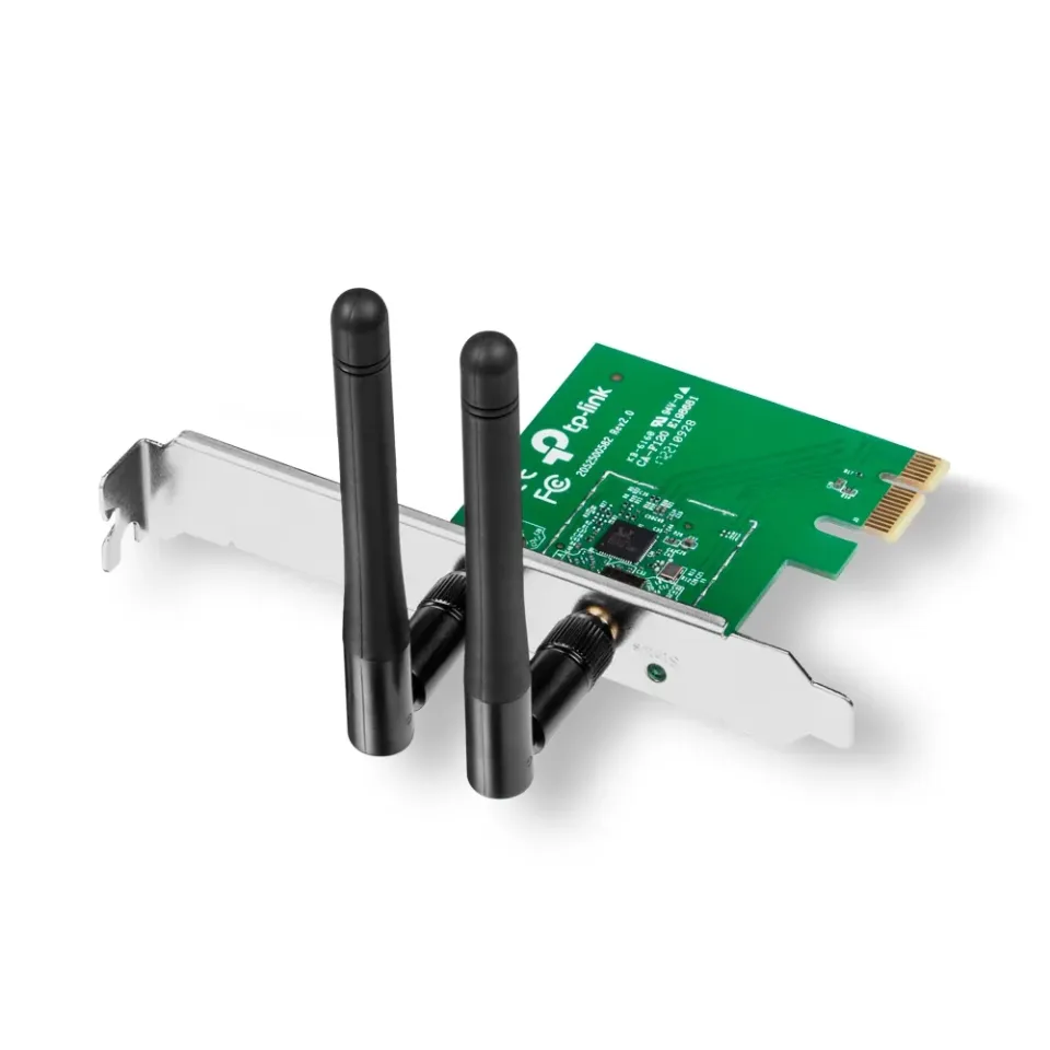 TP-LINK TL-WN881ND Wifi PCIe karta 2,4GHz b/g/n, 300Mbps, 2x externí antena 2dBi