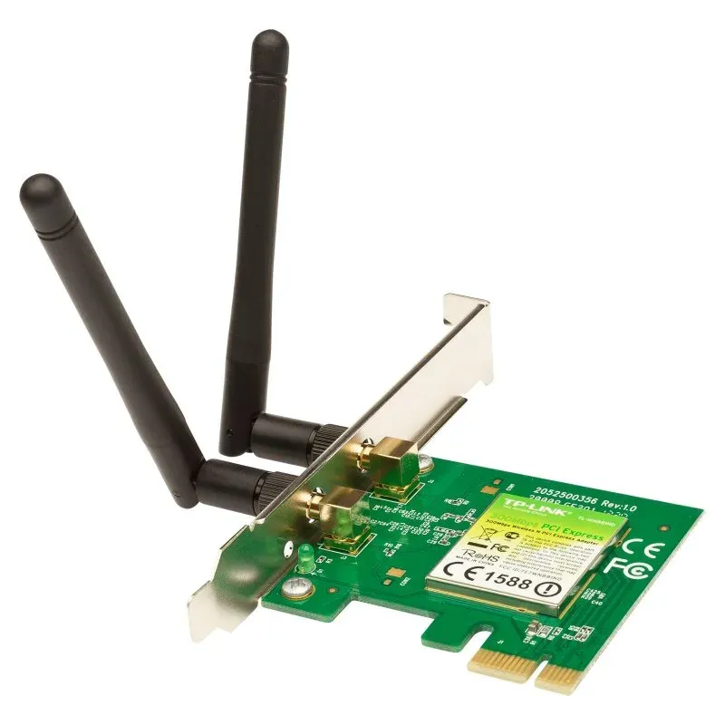 TP-LINK TL-WN881ND Wifi PCIe karta 2,4GHz b/g/n, 300Mbps, 2x externí antena 2dBi