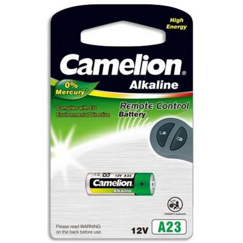 CAMELION 1ks baterie V23GA = LRV08 = A23 blistr = LR23A tvar váleček 12V (Alkaline 1ks)