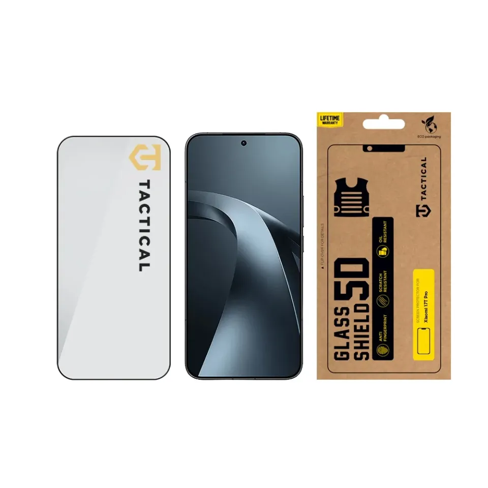 Tactical Glass Shield 5D sklo pro Xiaomi 17T Pro Black