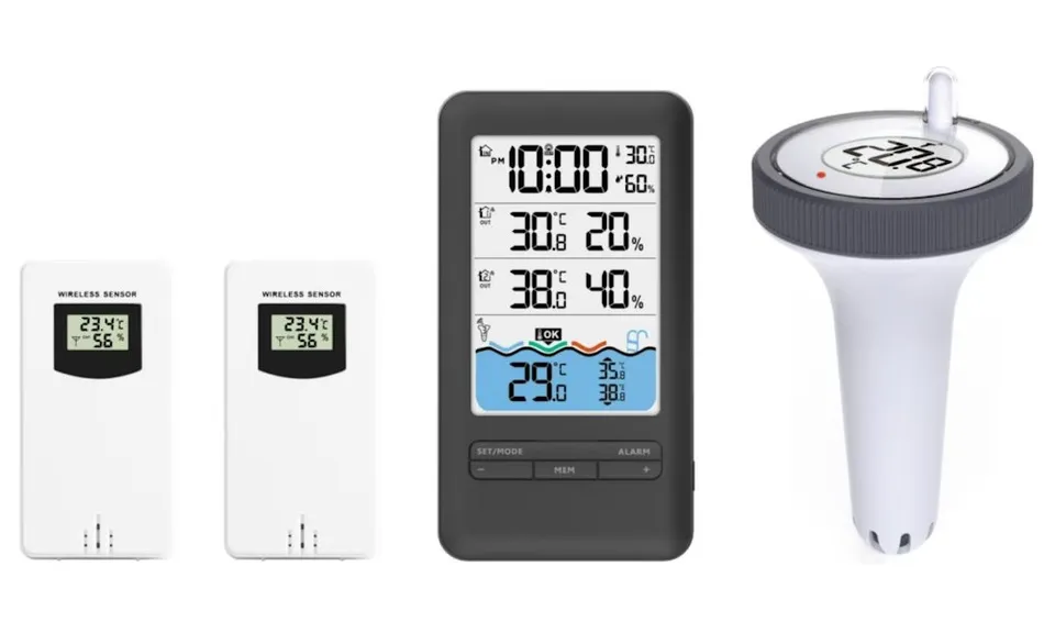 IMMAX NEO LITE SMART teplotní čidlo do bazénu + 2x vnitřní čidlo teploty a vlhkosti, TUYA