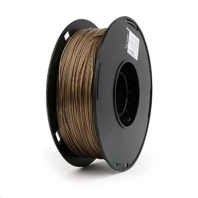GEMBIRD, Tisková struna (filament) PLA PLUS, 1,75mm, 1kg, zlatá