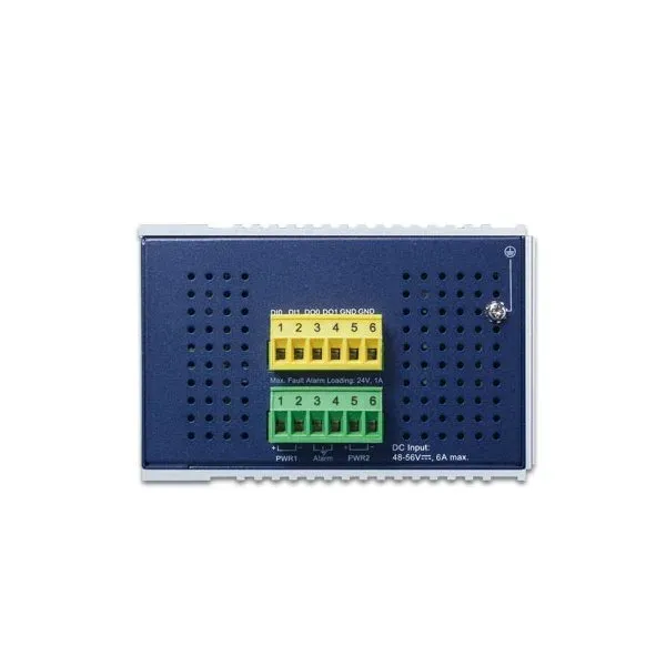 Planet IGS-5225-8P2T4S průmyslový L3 switch, 8x1Gb, 2x1Gb SFP, 2x2.5Gb SFP, 8x PoE 802.3at 240W, dual 48-54VDC, -40~75°C