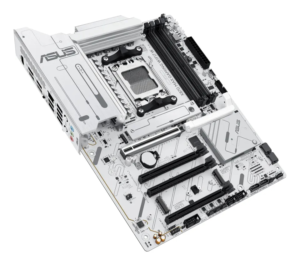 ASUS MB Sc AM5 X870 MAX GAMING WIFI7 W, AMD X870, 4xDDR5, 2xUSB4, 1xHDMI, WiFi