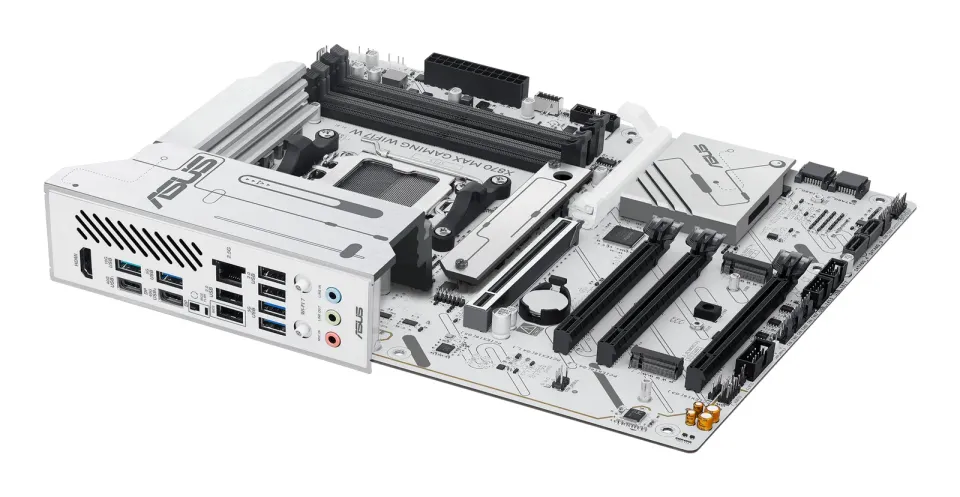 ASUS MB Sc AM5 X870 MAX GAMING WIFI7 W, AMD X870, 4xDDR5, 2xUSB4, 1xHDMI, WiFi