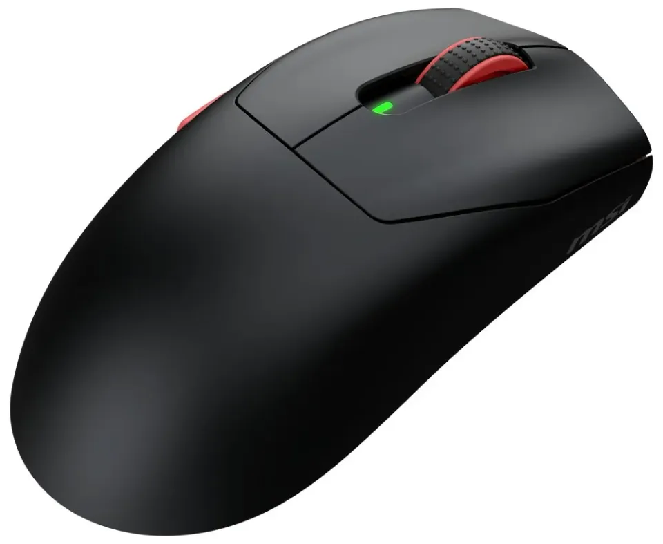 MSI herní myš FORGE GM340 Wireless Black/ bezdrátová/ 12.000 dpi/ 2,4GHz/ BT5.2/ USB/ 6 tlačítek/ černá