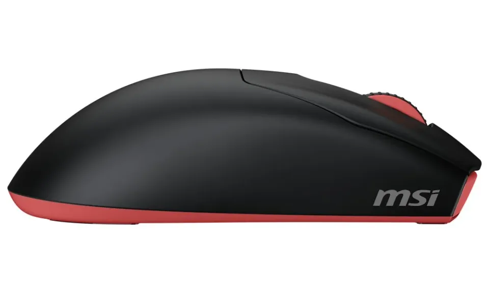 MSI herní myš FORGE GM340 Wireless Black/ bezdrátová/ 12.000 dpi/ 2,4GHz/ BT5.2/ USB/ 6 tlačítek/ černá