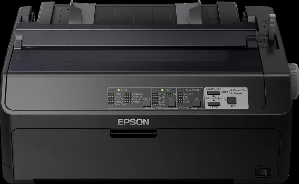 EPSON jehličková LQ-590IIN - A4/24pins/550zn/1+6kopii/USB/LPT/LAN