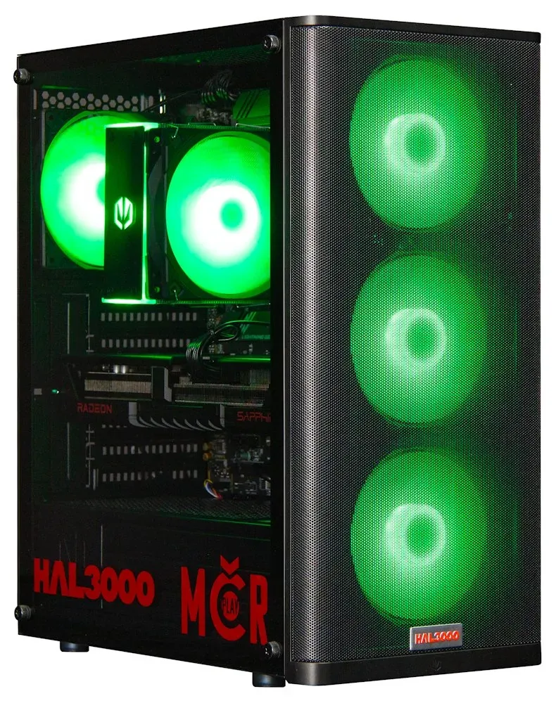 HAL3000 MČR Finale Pro / AMD Ryzen 5 7600/ 32GB DDR5/ RX 9070/ 1TB PCIe4 SSD/ WiFi/ W11