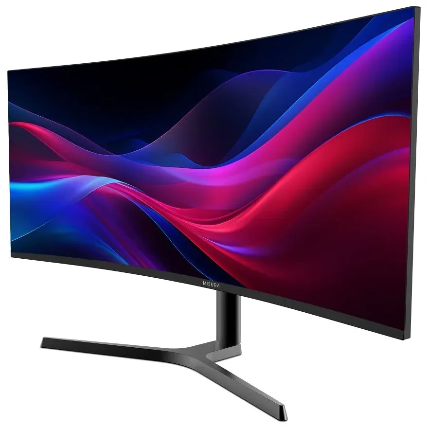 MISURA 34" LED P23EG34RWA01/ prohnutý/ VA/ 3440x1440/ 4000:1/ 1ms/ 400 cd/m2/ HDMI/ DP/ REPRO/ VESA 100x100/ černý