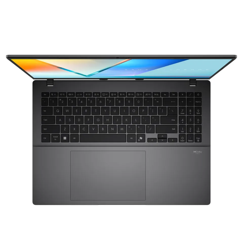 ASUS NTB Vivobook S 16 (M3607GA-OLED011W), AI 7 445, 16" 1920x1200, 16GB, 512GB SSD, Radeon, W11 Home, Matte Gray