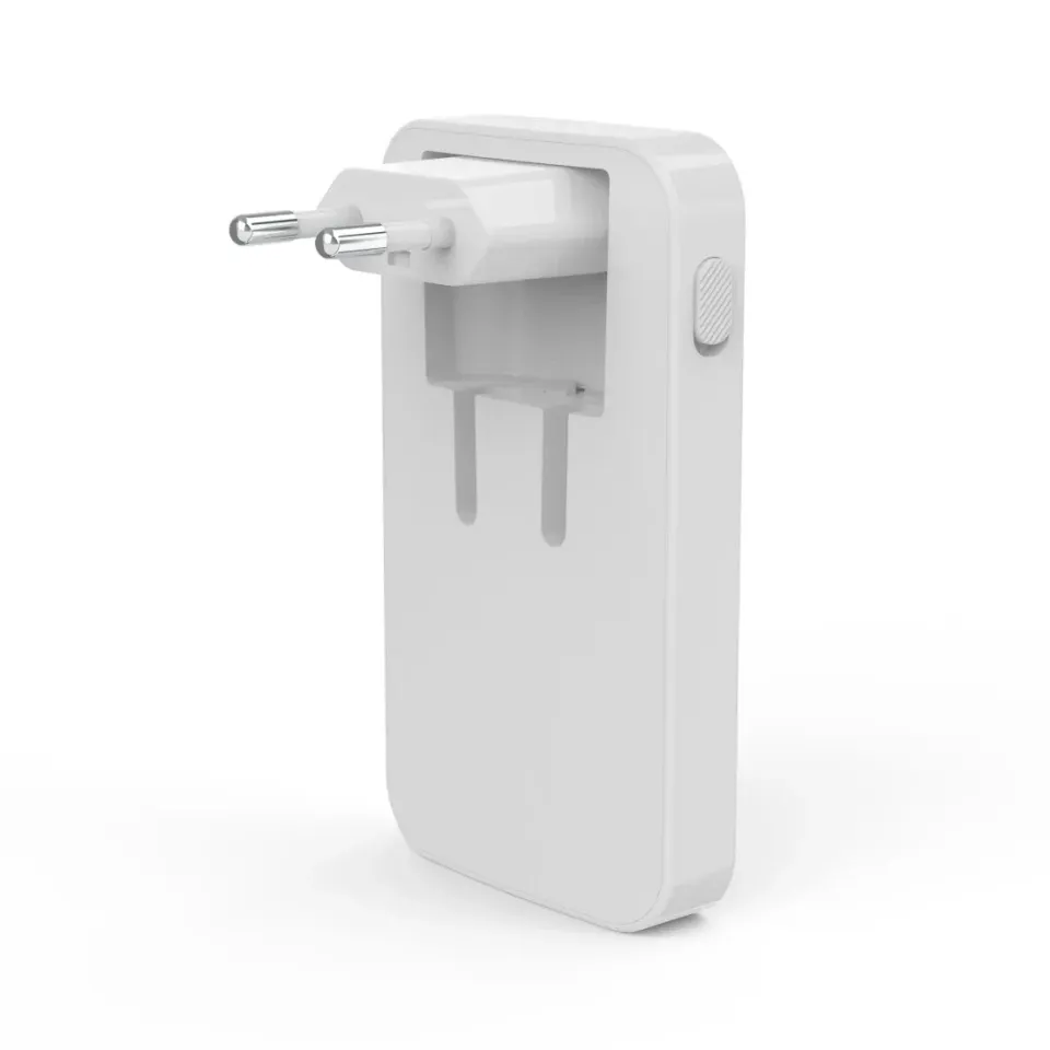 Hama rýchla USB nabíjačka GaN 2x USB-C + USB-A, PD/QC 65 W, plochá, skladacia