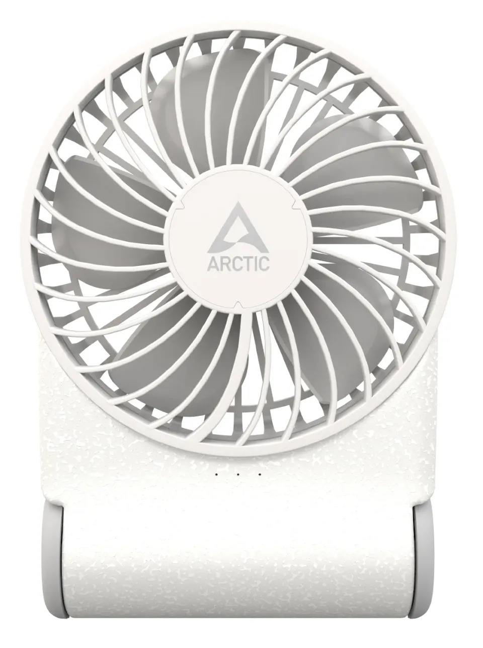 ARCTIC Summair 2Go (White) - Rechargeable Pocket Fan with Stand (74 hours of battery life and variab