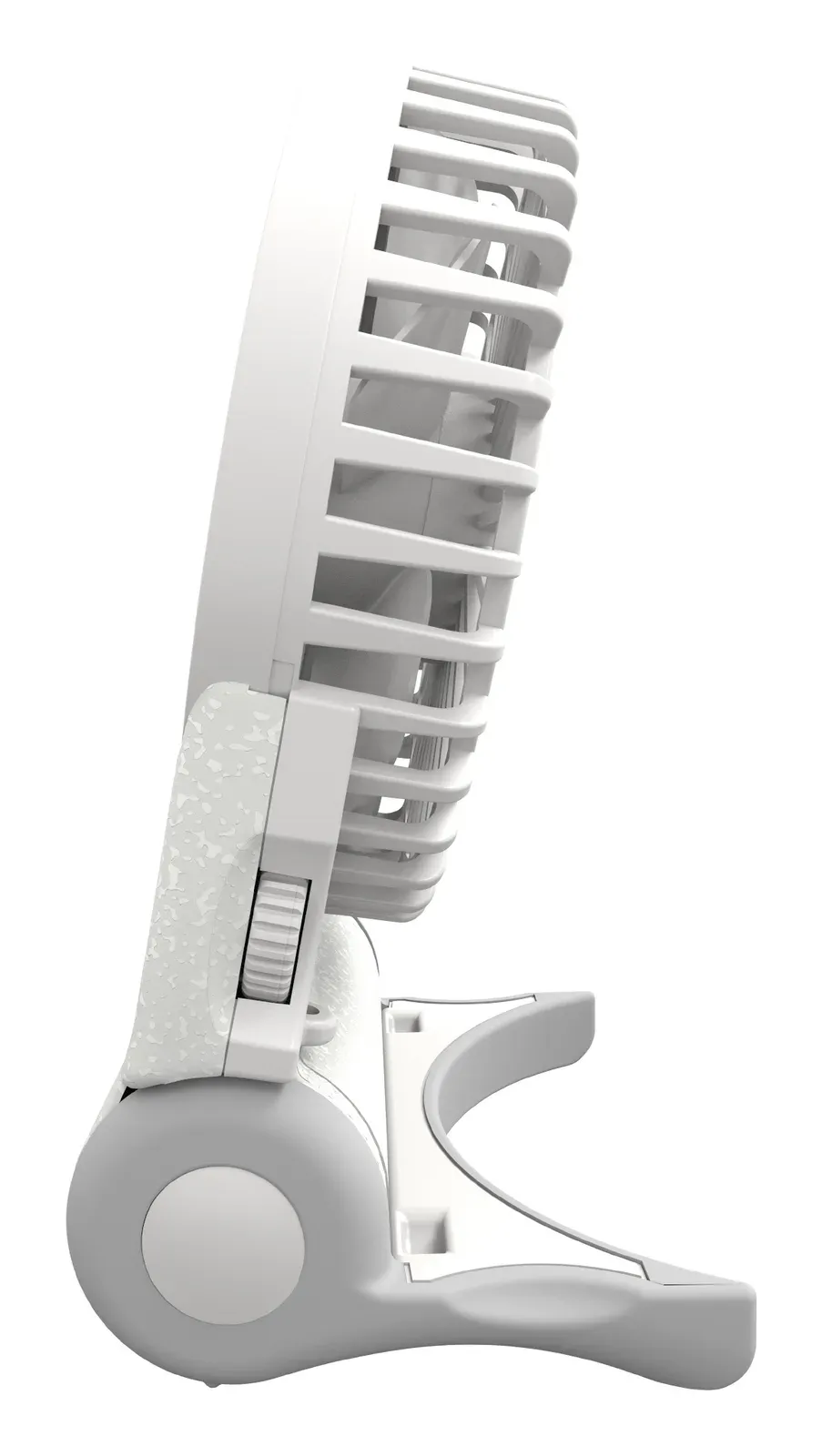 ARCTIC Summair 2Go (White) - Rechargeable Pocket Fan with Stand (74 hours of battery life and variab