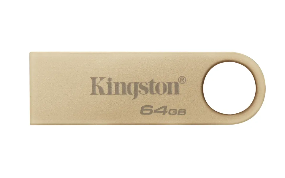 KINGSTON DataTraveler SE9 64GB zlatý kovový USB3.0 flash drive (pevný konektor)
