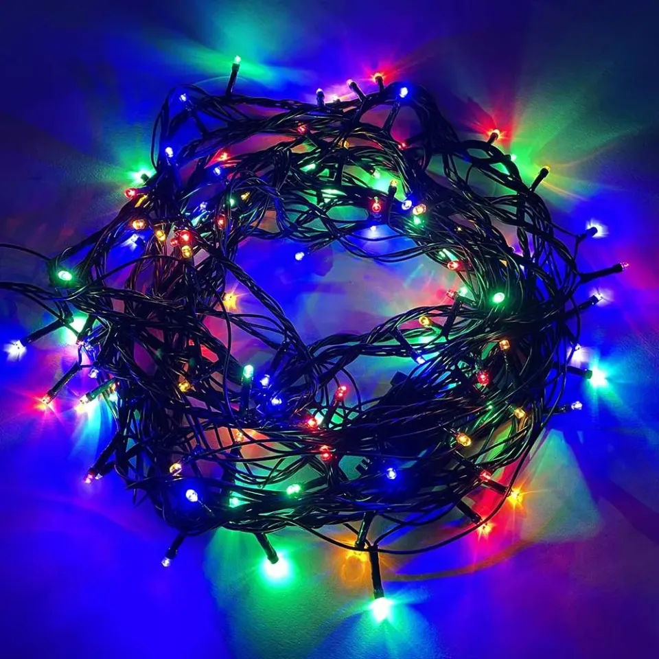 COLORWAY LED řetěz/ vnitřní / 50 LED / délka 5m / více barevný/ 8 funkcí/ napájení USB