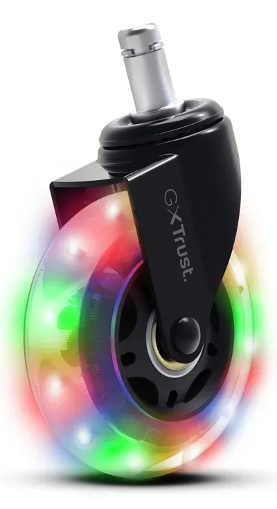 TRUST GXT701 LED GEL CHAIR WHEELS