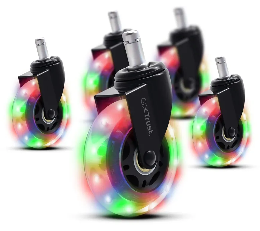 TRUST GXT701 LED GEL CHAIR WHEELS