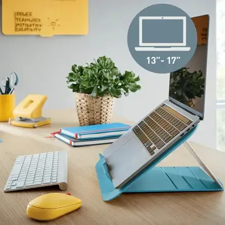 LEITZ Nastavitelný stojan pod notebook ERGO Cosy, klidná modrá