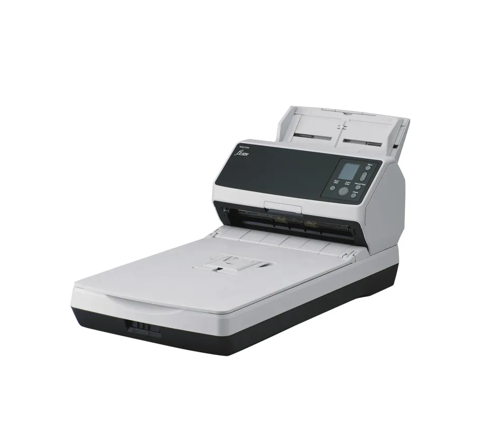 RICOH skener Fi-8290 A4, deska+průchod, 90ppm, 600dpi, LAN RJ45-1000, USB 3.2,ADF 100listů, 12000 listů za den