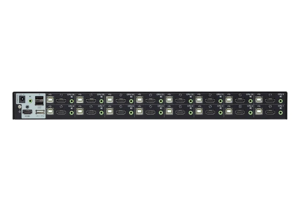 ATEN CS17916-AT-G 16 PORT USB HDMI KVM SWITCH W/EU PW CORD ATEN