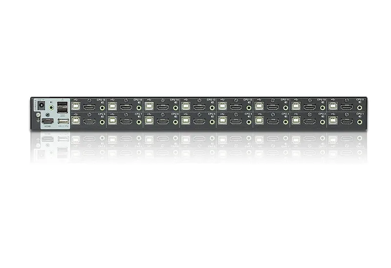 ATEN CS17916-AT-G 16 PORT USB HDMI KVM SWITCH W/EU PW CORD ATEN