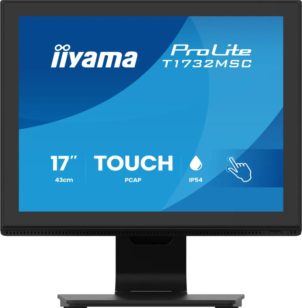 17" iiyama T1732MSC-B2S: PCAP,1280x1024,HDMI,DP