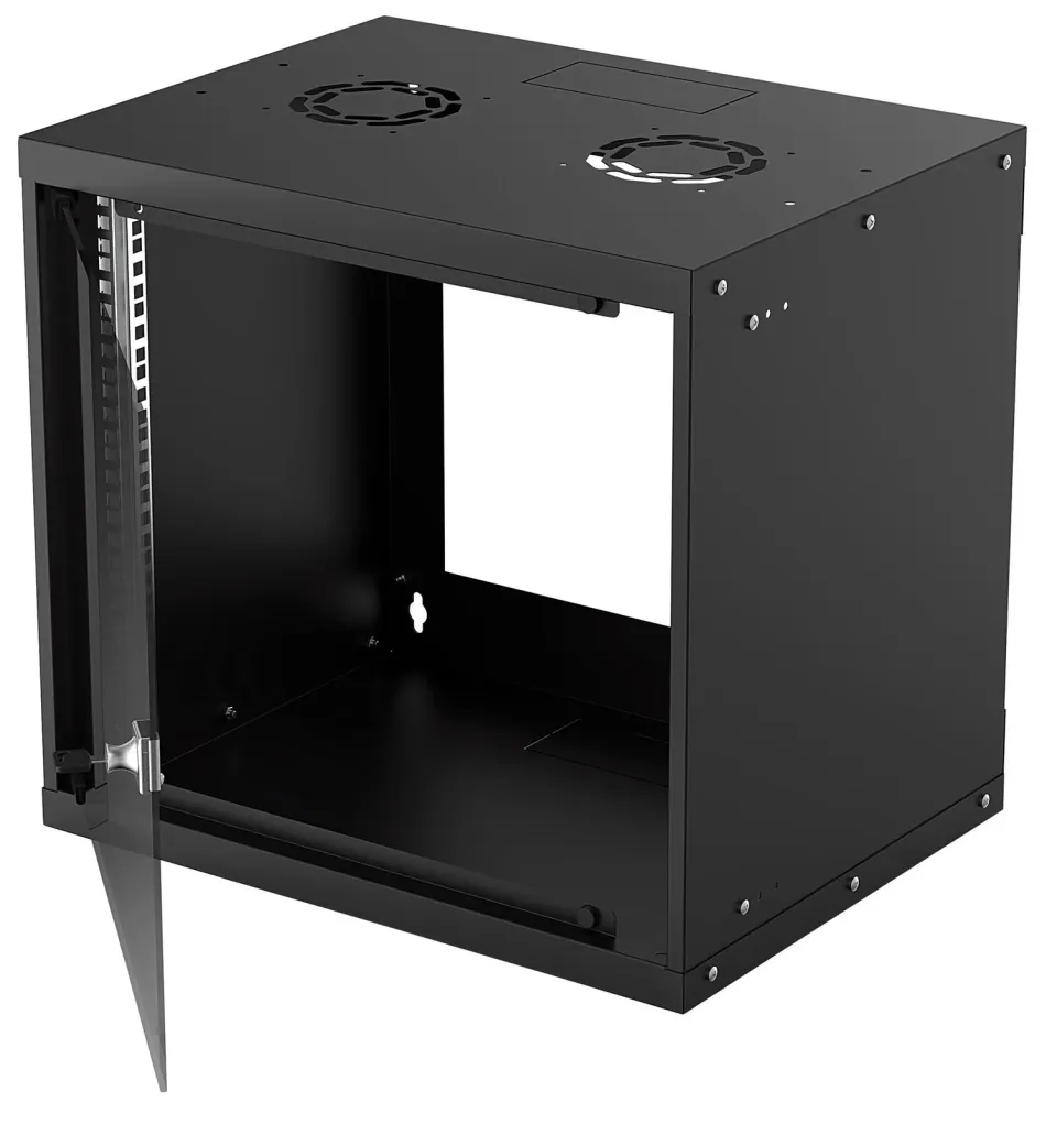 Intellinet 19" BASIC rozvaděč 9U/400mm, černý, rozložený flatpack