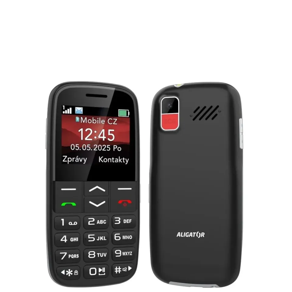 ALIGATOR A770 Senior černý + stol.nab.