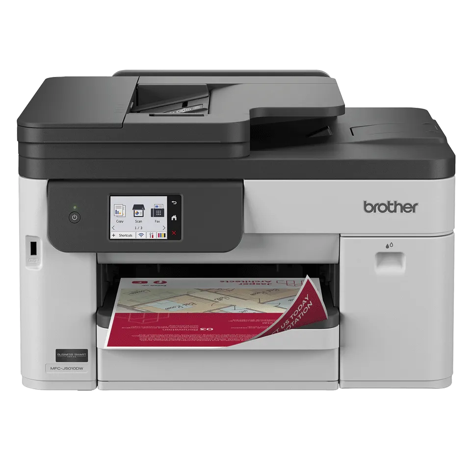 Brother MFC-J5010DW – inkoustová multifunkce A4 4 v 1 s faxem, oboustranný tisk i sken, Ethernet a Wi-Fi